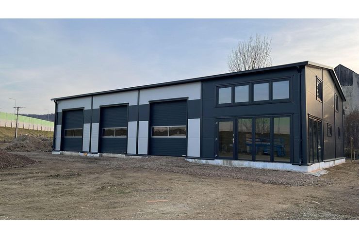 Stahlhalle Werkstatt Lager Bro - Gewerbeimmobilie kaufen - Bild 1