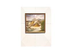 N1 Landschaftsbild Vulkan - Gemlde & Zeichnungen - Bild 1