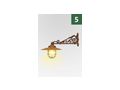 Antike alte auenlampe gartenlampe wandlampe - Deckenleuchte, Wandleuchte - Bild 7