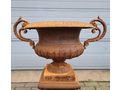 Gusseisen vase blumentopf gartenvase sockel - Pflanzgefe - Bild 3