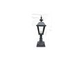 Kupfer gusseisen gartenlampe laterne sockellamp - Leuchten - Bild 5