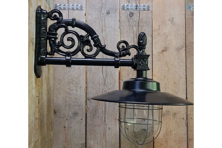 Schwarze Gusseisen Auenlampen wandlampe lampe - Leuchten - Bild 1