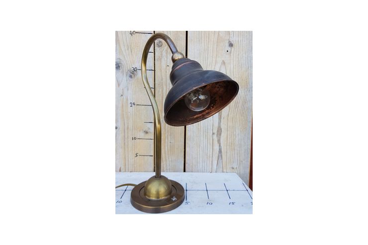 Kupfer antike Schreibtischlampen Tischlampe - Lampen - Bild 1