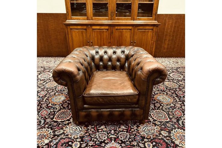Rochester Chesterfield 1 sitzer sofa Braun - Sofas & Sitzmbel - Bild 1