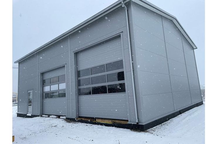 Stahlhalle isoliert Werkstatt Lager - Gewerbeimmobilie kaufen - Bild 1