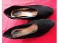 Schuhe schwarz goldener Verzierung Gre7 - Gre 37 - Bild 2