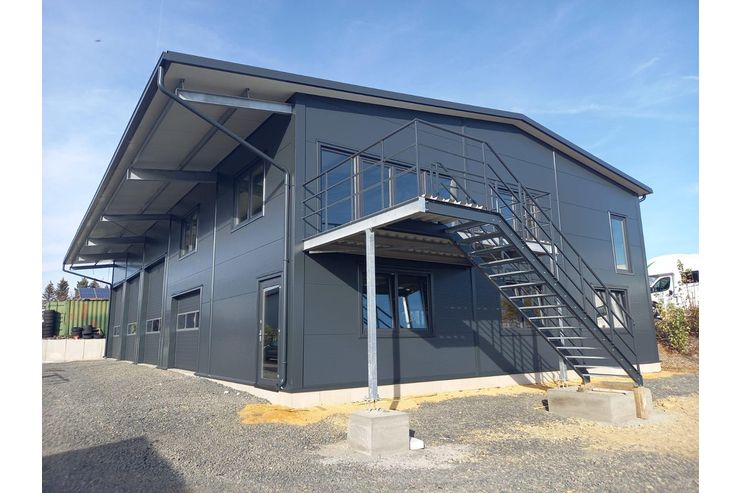 Stahlhalle Sandwichplatte Autowerkstatt - Gewerbeimmobilie kaufen - Bild 1