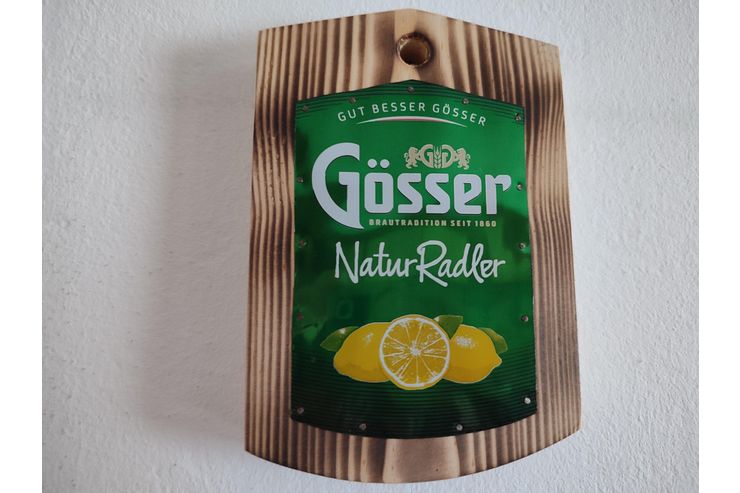Gsser Natur Radler Bierschild - Aufkleber, Schilder & Sammelbilder - Bild 1
