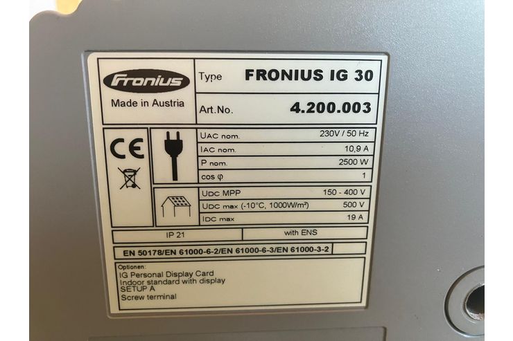 PV Anlage gebraucht komplett - Haustechnik & Heizung - Bild 1