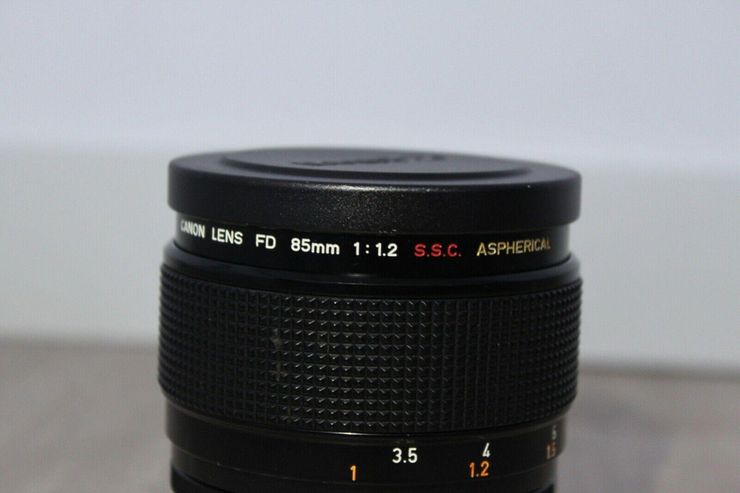 Canon FD 85mm 1 1 2 S S C - Objektive, Filter & Zubehr - Bild 1