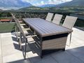 Gartenmbelgarnitur Rattan braun grau - Garnituren - Bild 1