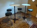 2 Stehtische 4 Barhocker - Barhocker & Bartische - Bild 1
