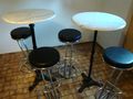 2 Stehtische 4 Barhocker - Barhocker & Bartische - Bild 4