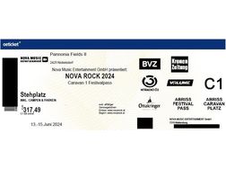 Nova Rock 2024 Festivalpass Caravan 1 - Konzerte - Bild 1