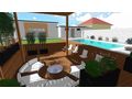 Gartenplanung Pool Moderne Terrasse - Kleingrten - Bild 3