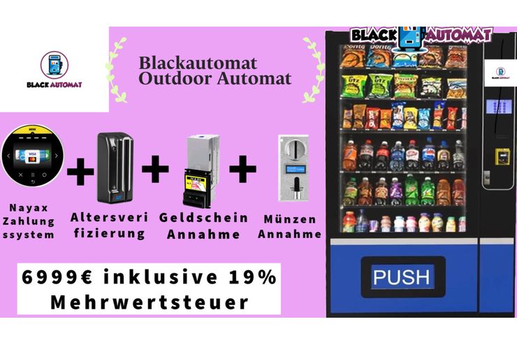 Outdoor Snackautomaten vollausgestattet - Vermietung & Verleih - Bild 1