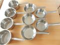 9 Stck Kasserollen Sauteusen Edelstahl - Gastgewerbe - Bild 1