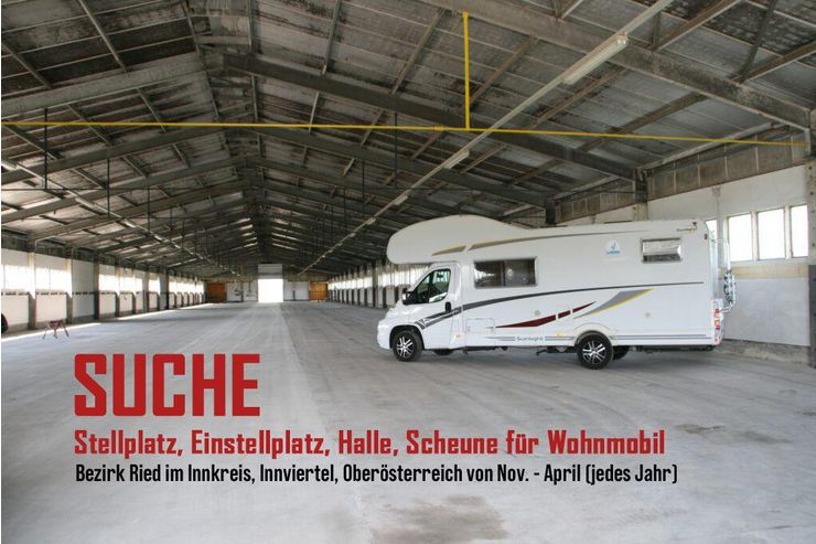 SUCHE Stellplatz Einstellplatz Wohnmobil - Wohnmobile & Campingbusse - Bild 1
