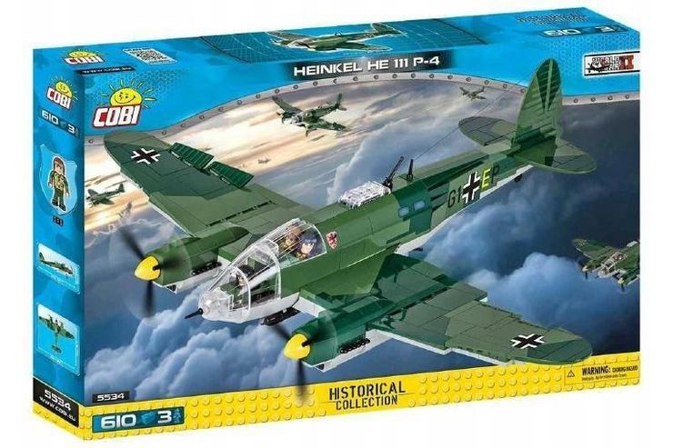 Cobi 5534 Heinkel He 111 Luftwaffe NEU OVP - Modellflugzeuge & Hubschauber - Bild 1