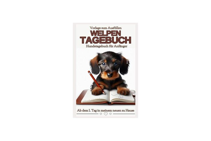 Rauhaar Dackel Tagebuch Erinnerungstagebuch - Rassehunde - Bild 1