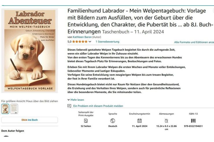 Familienhund Labrador Mein Welpentagebuch - Rassehunde - Bild 1