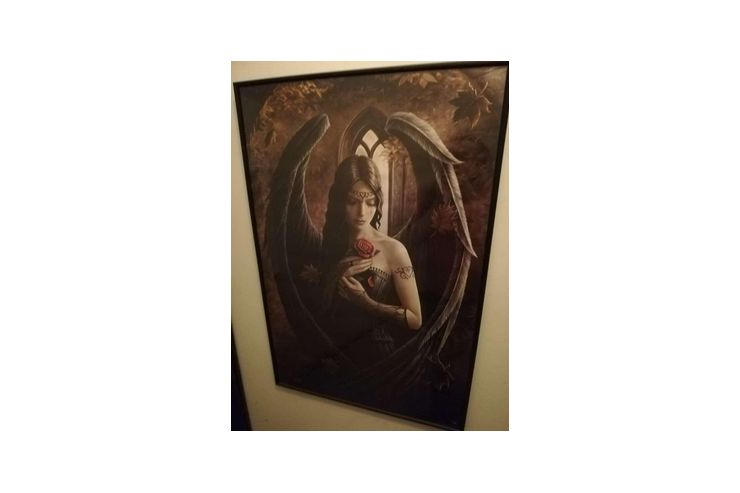 Anne Stokes Angel Rose 60x90 - Poster, Drucke & Fotos - Bild 1