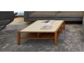 Team 7 Couchtisch Nubaum Glasplatte - Couchtische - Bild 1