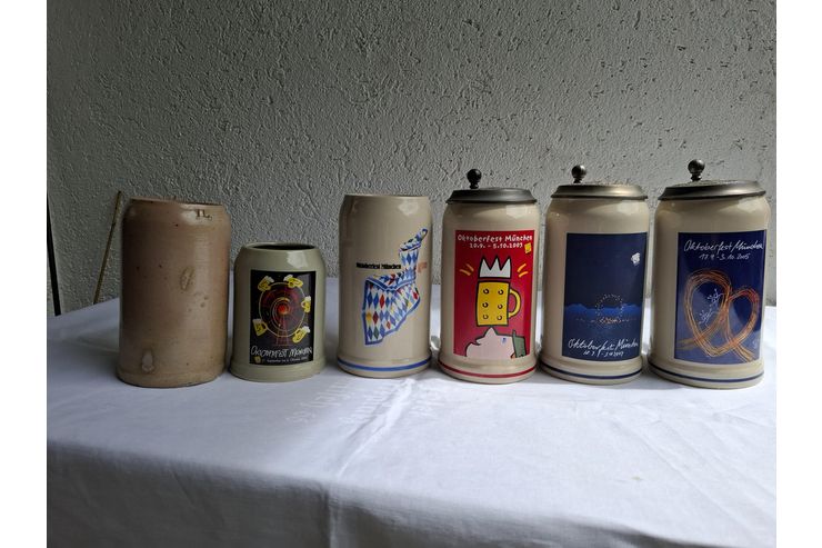 Bayerische BrauereiMassKrge - Antiquitten, Sammeln & Kunstwerke - Bild 1