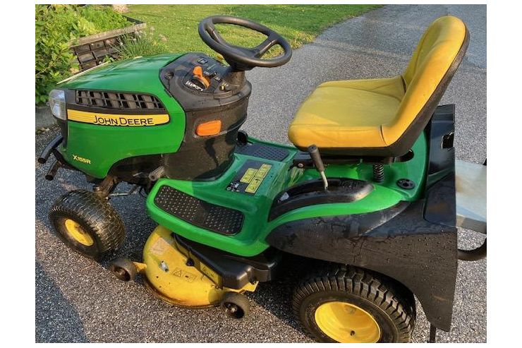 Sanemher Traktor John Feere T155 r Fangk - Rasenmher & Sensen - Bild 1
