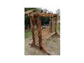 Gartenschaukel Holz Sitzflche 180 cm - Garnituren - Bild 5