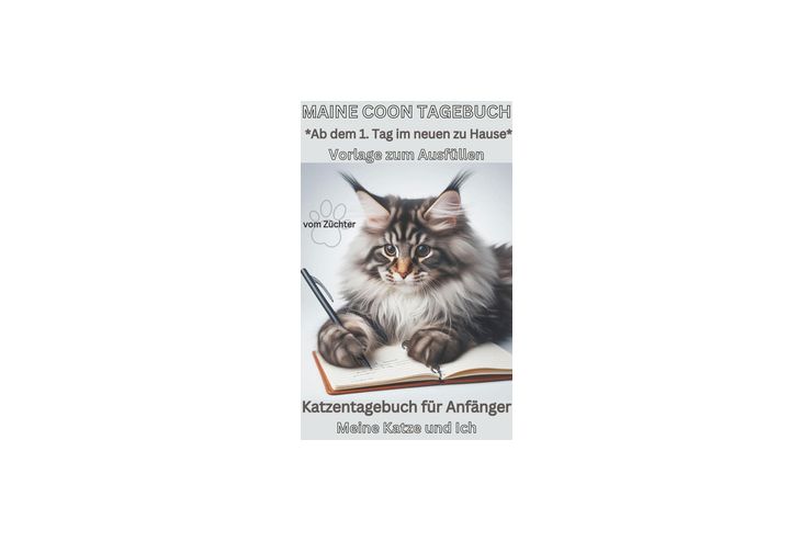 Maine Coon Kitten Katzentagebuch Das Buch - Rassekatzen - Bild 1
