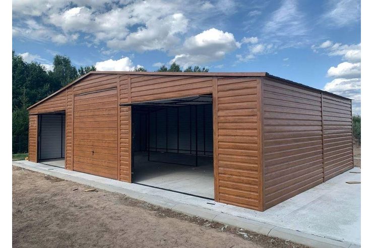 12mx6m Blechgarage Versteck Lieferung Montage - Baustoffe & Hausbau - Bild 1
