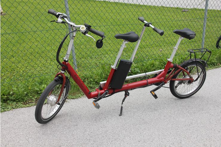 Hochwertiges E Bike Tandem klappbar Bernds - Elektro Fahrrder (E-Bikes) - Bild 1