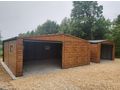 Blechgarage 7x6 Doppeltgarage Fenster - Baustoffe & Hausbau - Bild 1
