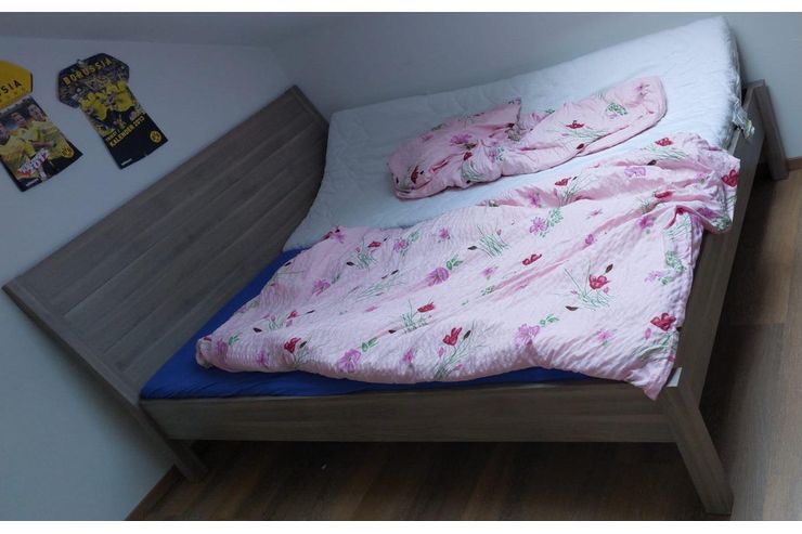 Doppelbett Sonoma Eiche - Betten - Bild 1