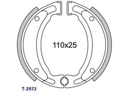 Bremsbacken 110x25mm - Motorradzubehr & Ersatzteile - Bild 1