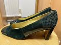 Schuh grn Leder - Gre 37 - Bild 1