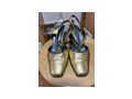 Schuh goldfarben Leder - Gre 37 - Bild 1