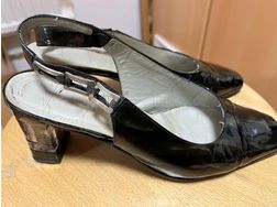 Schuh schwarz Lackleder - Gre 37 - Bild 1