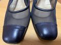 Schuh blau leder - Gre 37 - Bild 2