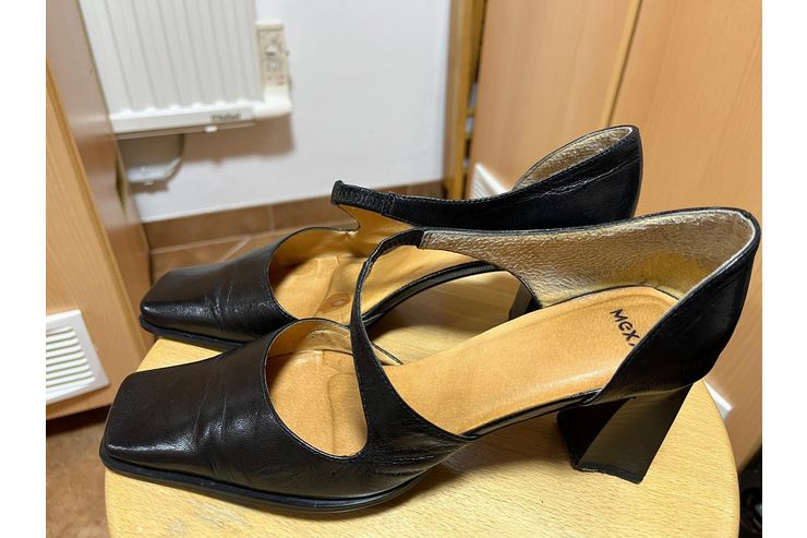 Schuh Mexx schwarz Leder - Gre 37 - Bild 1