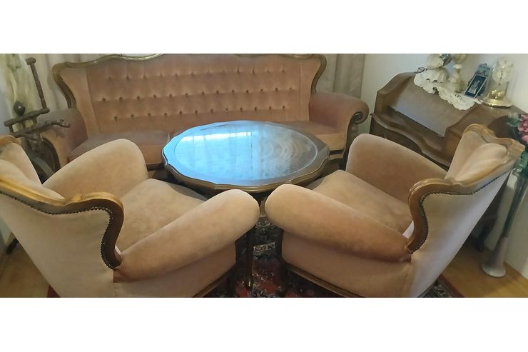 Couch Sesseln Tisch Barockstil - Sthle & Sitzbnke - Bild 1