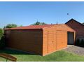 Garage 9x6m Gerthaus Versteck Farbe Eiche - Baustoffe & Hausbau - Bild 1
