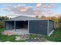 Garage 9m x6m Gerthaus Farben Silber Grafit - Baustoffe & Hausbau - Bild 3