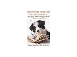 Border Collie Welpen Buch Tagebuch Vorlage - Rassehunde - Bild 1