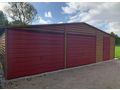 Garage 9 x6m Gerthaus Farbe Rot Walnuss - Baustoffe & Hausbau - Bild 1