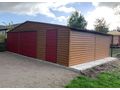 Garage 9 x6m Gerthaus Farbe Rot Walnuss - Baustoffe & Hausbau - Bild 2