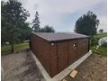 Blechgarage 9mx6m Gerthaus Farbe Walnuss - Baustoffe & Hausbau - Bild 4