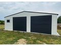 Garage 9x6 Farbe Graphit Weiss Fenster - Baustoffe & Hausbau - Bild 1