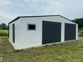 Garage 9x6 Farbe Graphit Weiss Fenster - Baustoffe & Hausbau - Bild 4